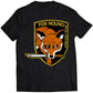 MGS Orange Foxhound High-Tech Special Forces Unit Emblem Unisex T-Shirt