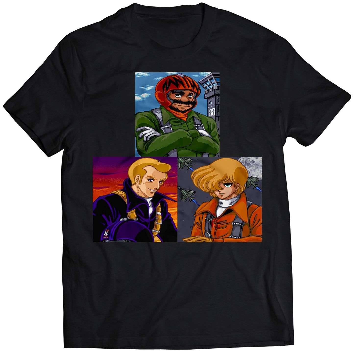 U.N. Squadron Area 88 Portraits T-shirt