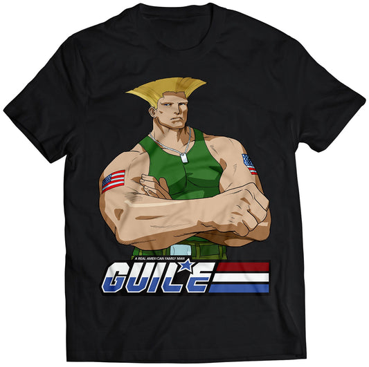 Guile Real American Family Man T-shirt (Vectorized Design)
