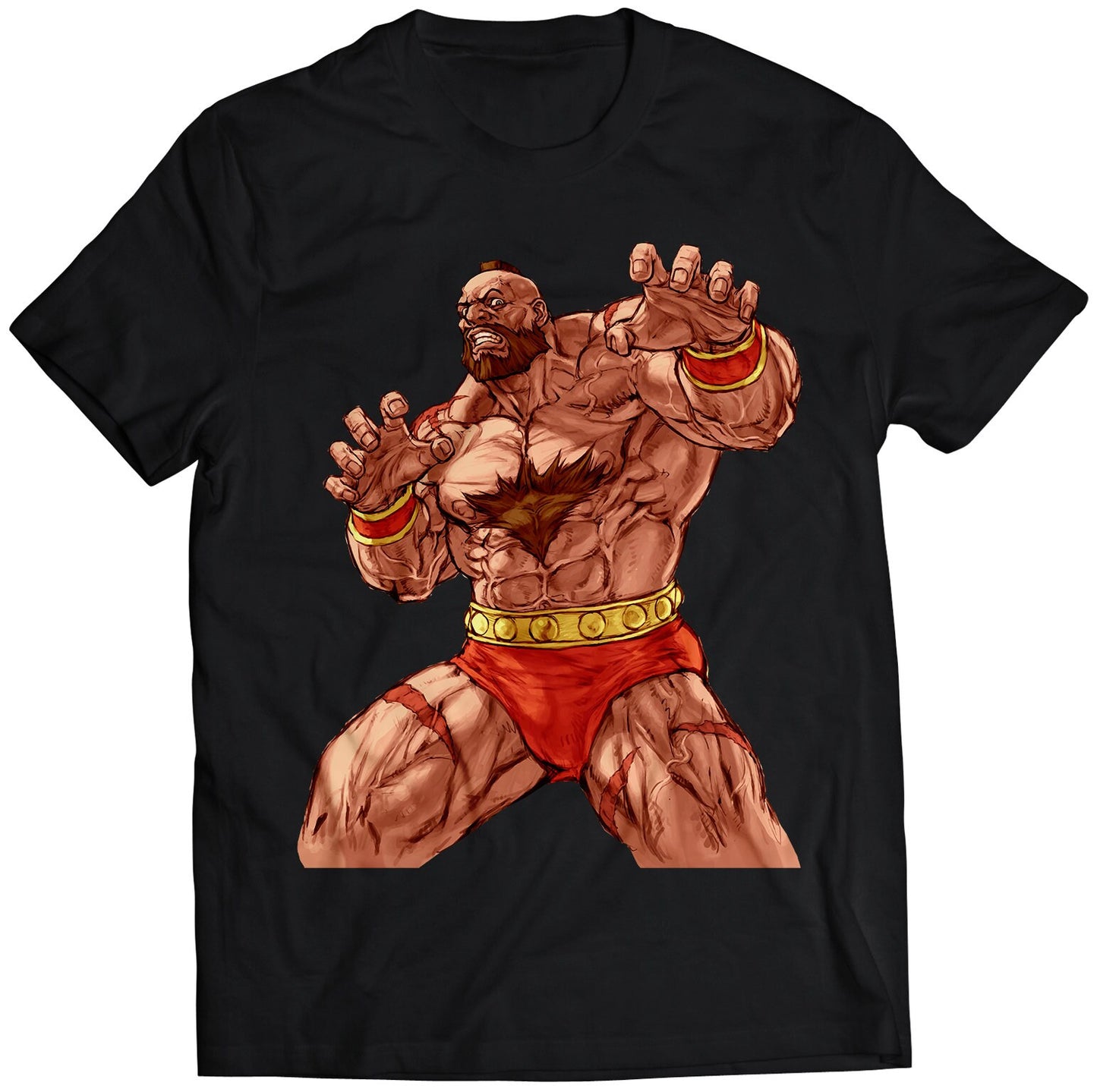 CVS2 Zangief T-shirt (Vectorized Design)