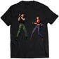 Chris & Claire Redfield Residence Evil Code Veronica T-shirt (Vectorized Design)