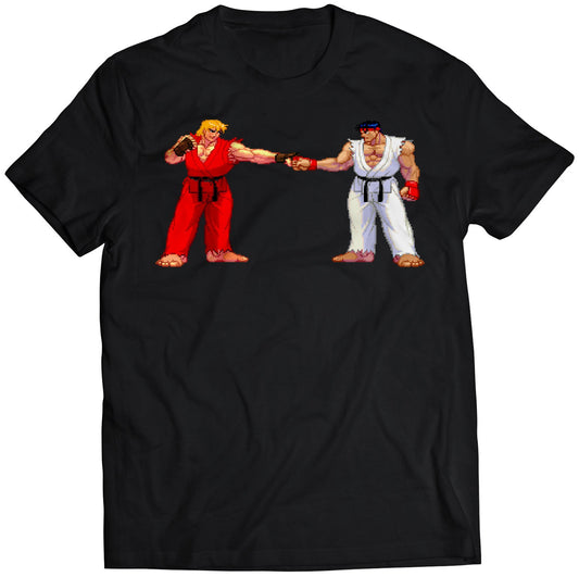 Ryu Ken bumping fists Street Fighting Third Strike 3s T-shirt