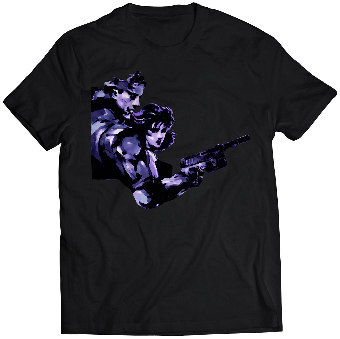 MGS Snake & Meryl Premium Unisex T-shirt (Vectorized Design)