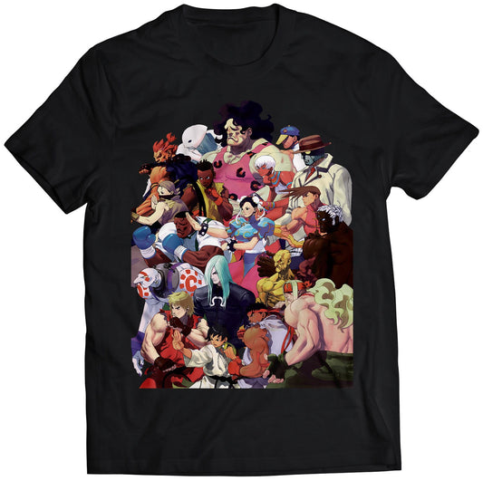 Street Fighting 3s Third Strike Arcade T-shirt (Vectorized Design)