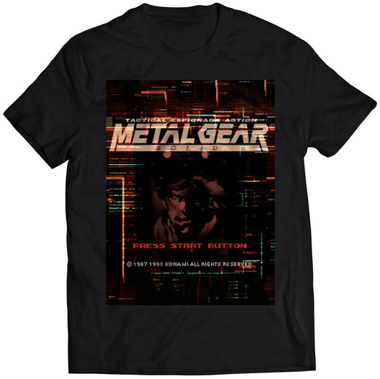 MGS Snake Press Start T-shirt
