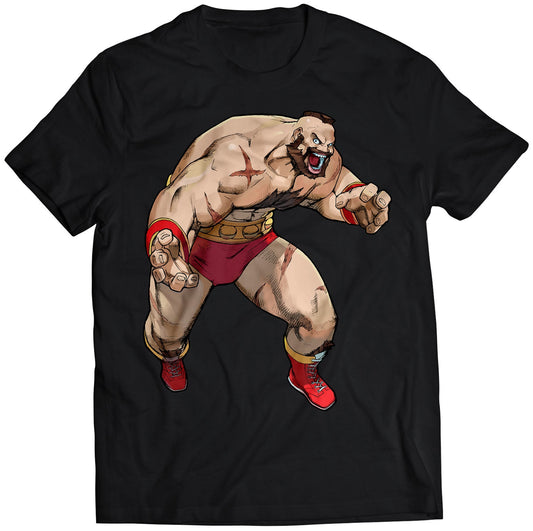 Zangief Alpha 3 Premium Unisex T-shirt (Vectorized Design)