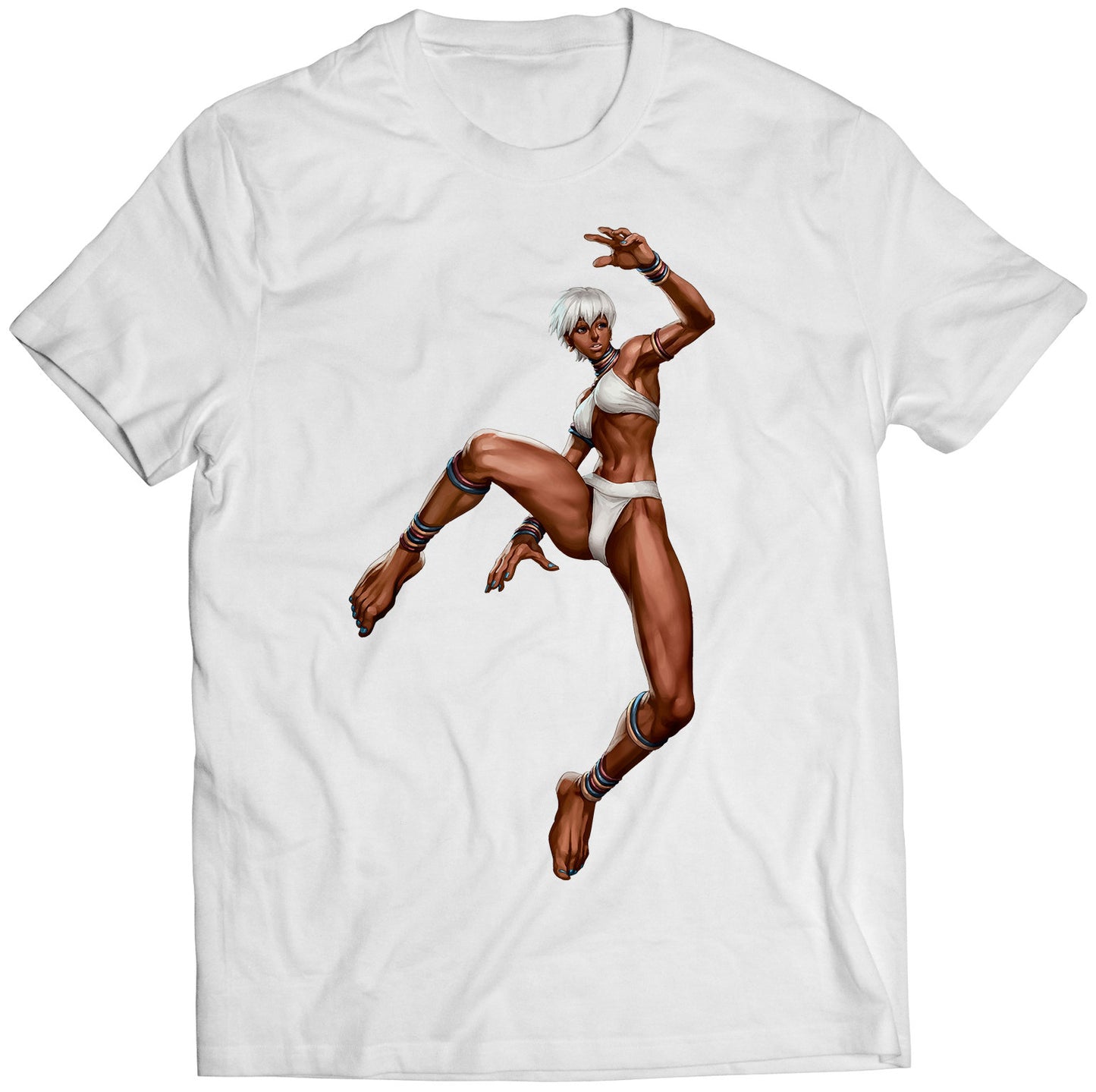 Elena 3S Street Fighting 3rd Strike OE Online Edition Premium Unisex T-shirt (Vectorized Design)