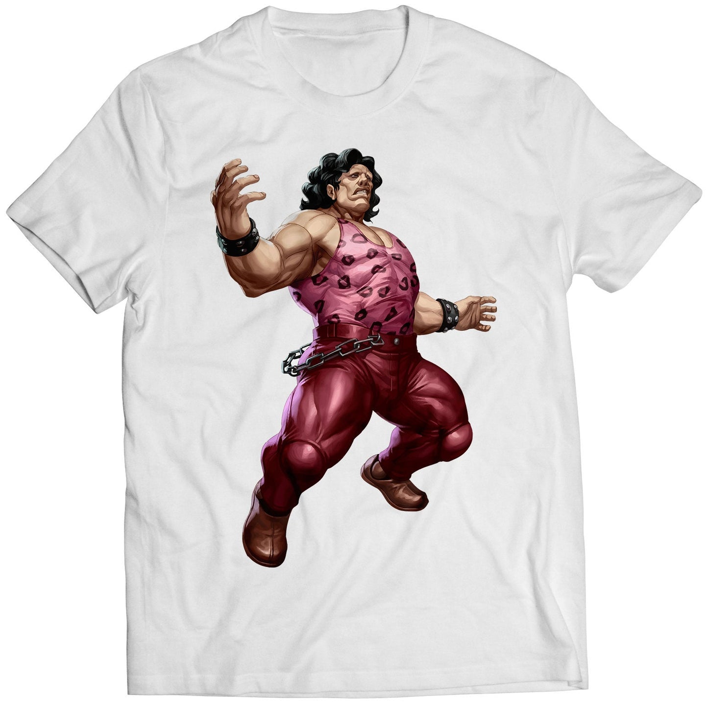 Hugo 3S Street Fighting 3rd Strike OE Online Edition Premium Unisex T-shirt (Vectorized Design)