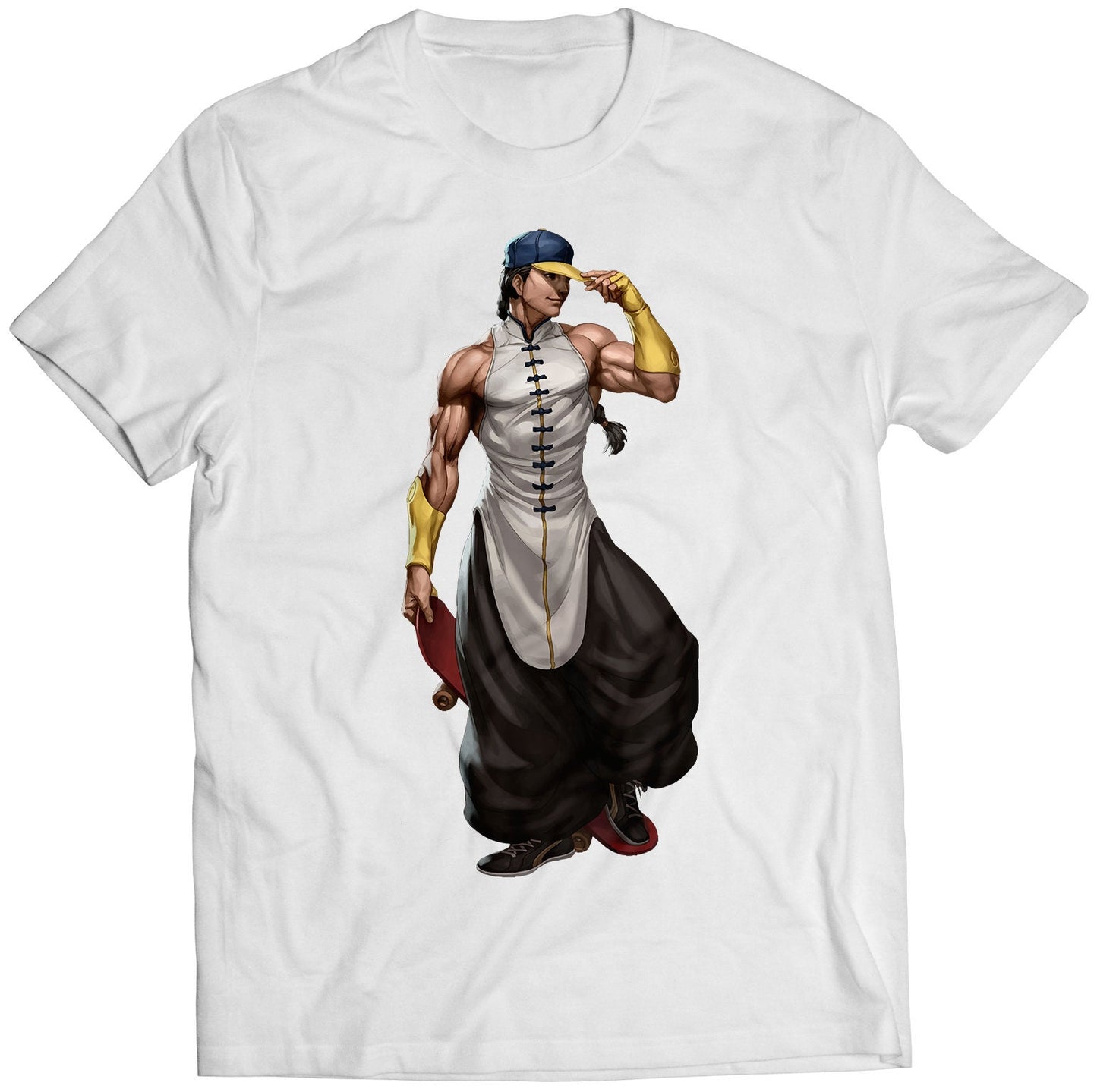 Yun 3S Street Fighting 3rd Strike OE Online Edition Premium Unisex T-shirt (Vectorized Design)