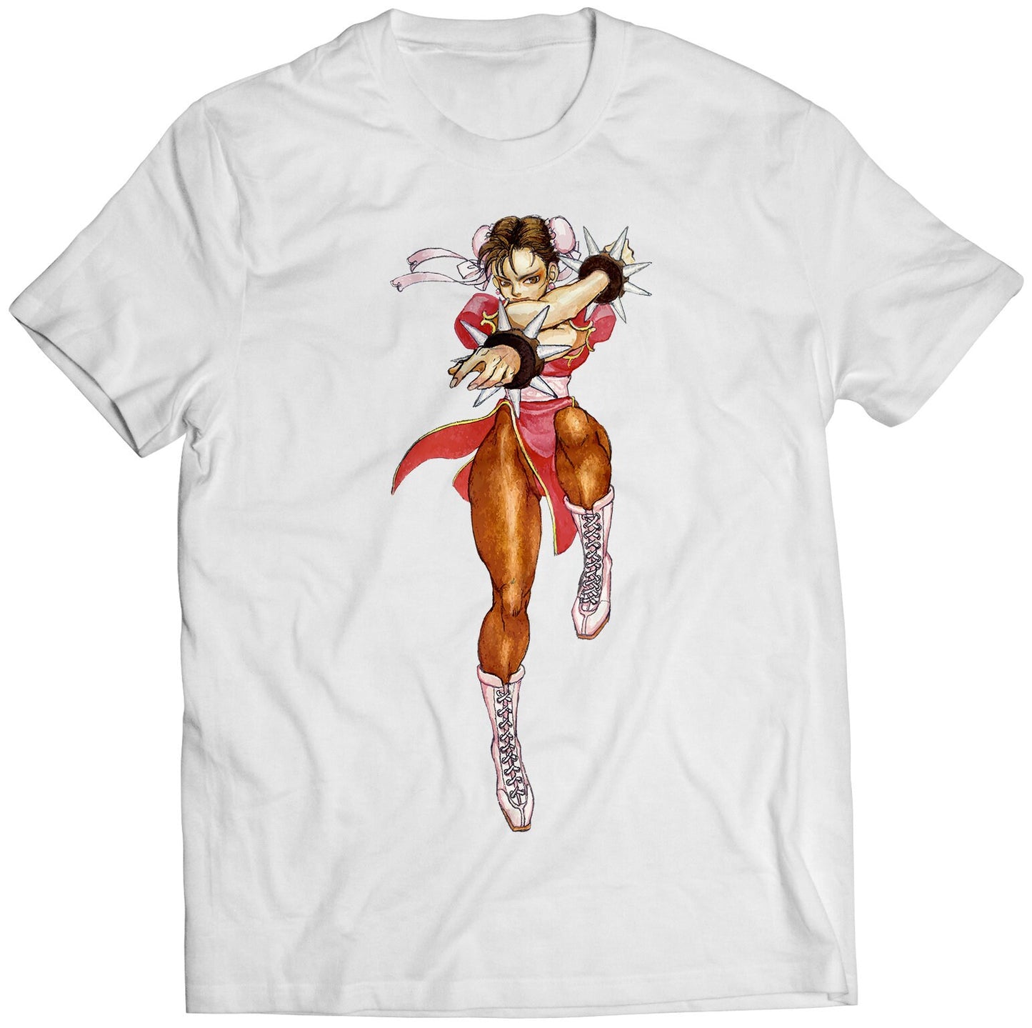 Chun Li SF2 Champion Edition Premium Unisex T-shirt (Vectorized Design)