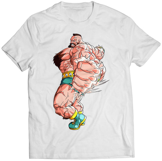 Zangief SFII Turbo Hyper Fighting Premium Unisex T-shirt (Vectorized Design)