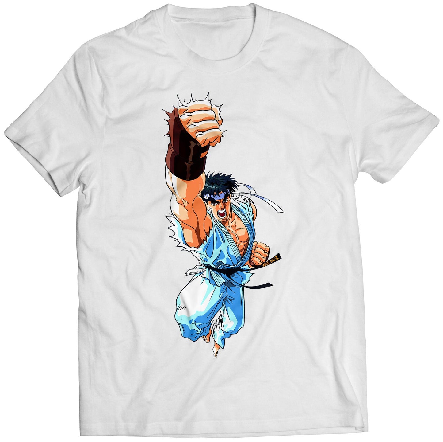 Ryu SFII Turbo Hyper Fighting Premium Unisex T-shirt (Vectorized Design)