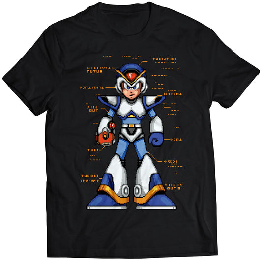 Mega Boy X Fully Upgraded Armor T-shirt