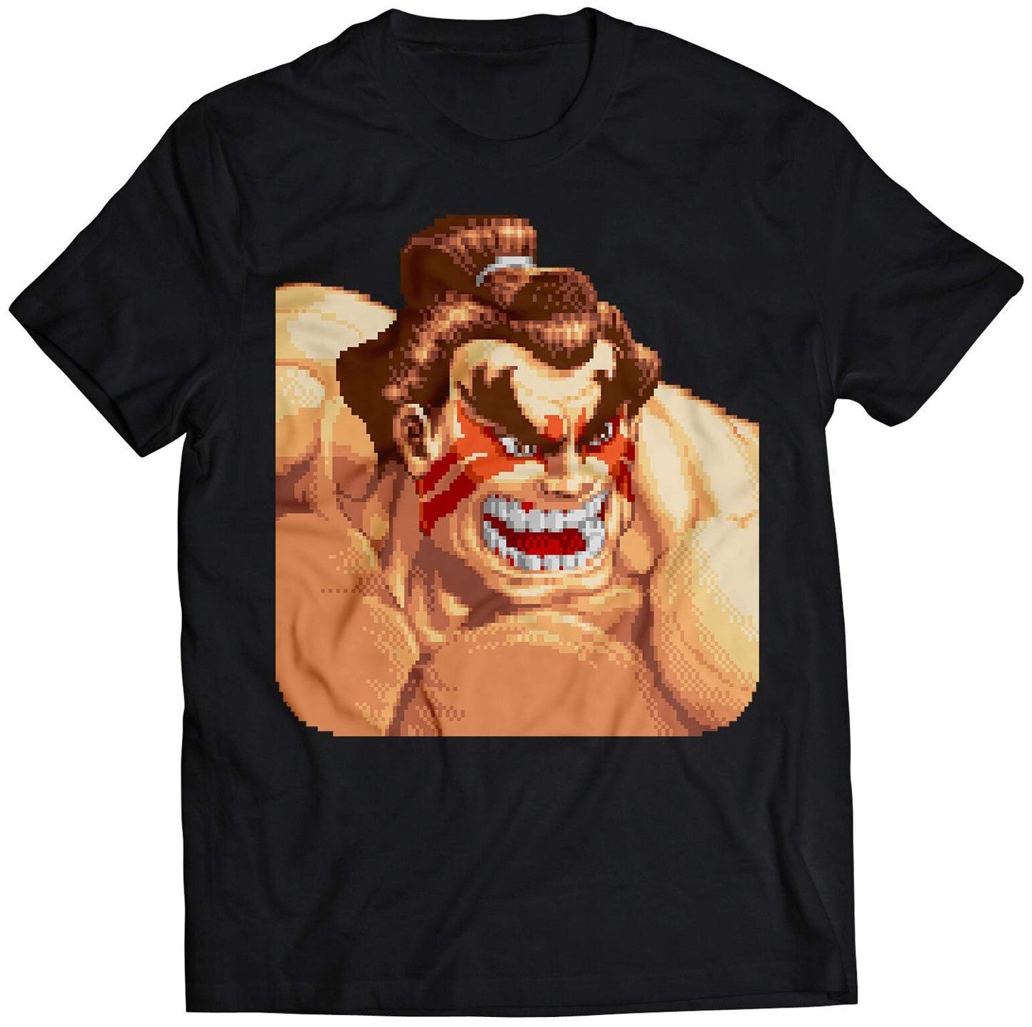 E Honda Portrait Super Street Fighter 2 Turbo Premium Unisex T-shirt.