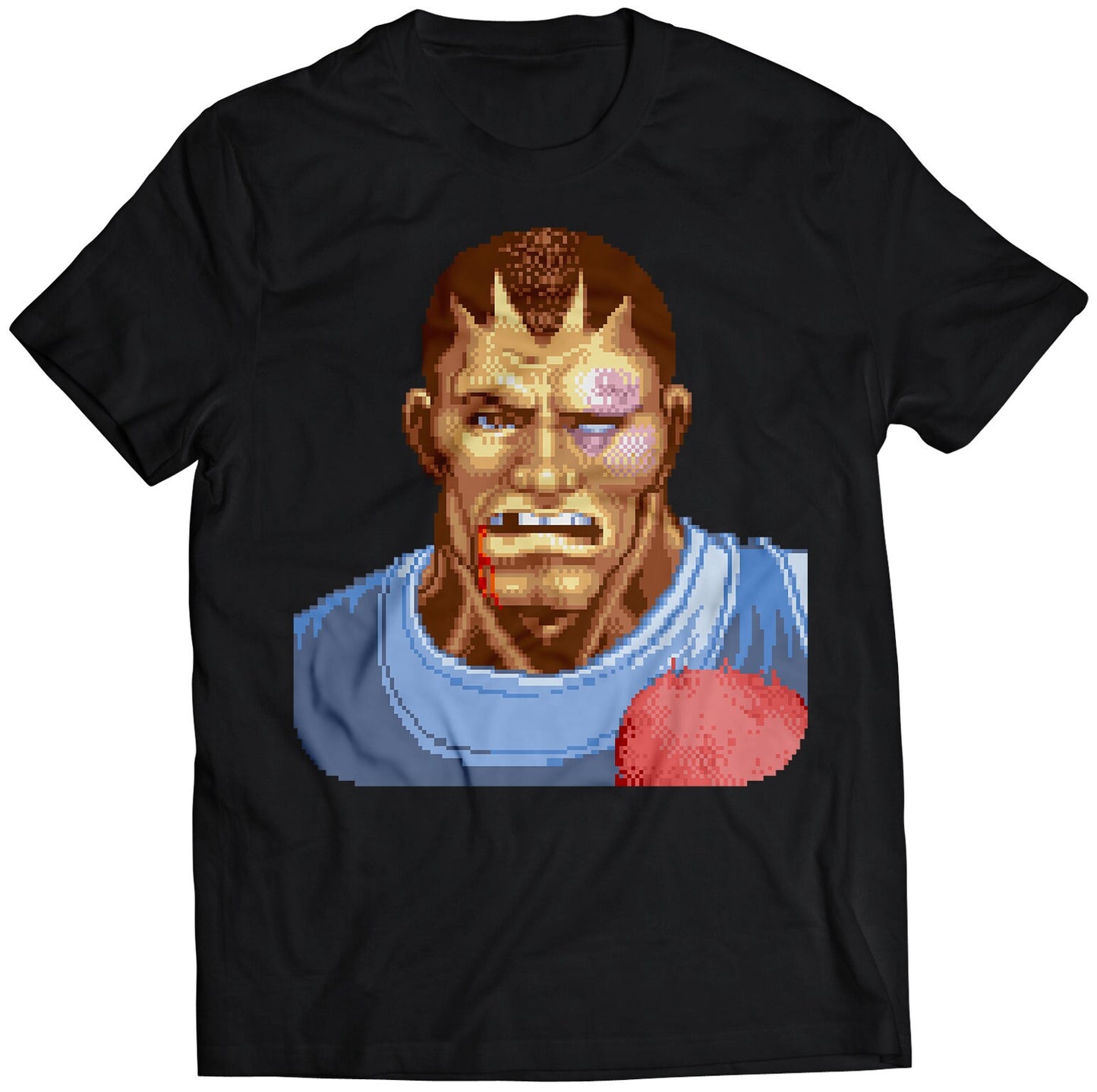 Balrog Boxer Defeated Portrait Super Street Fighting 2 Turbo Premium Unisex T-shirt.