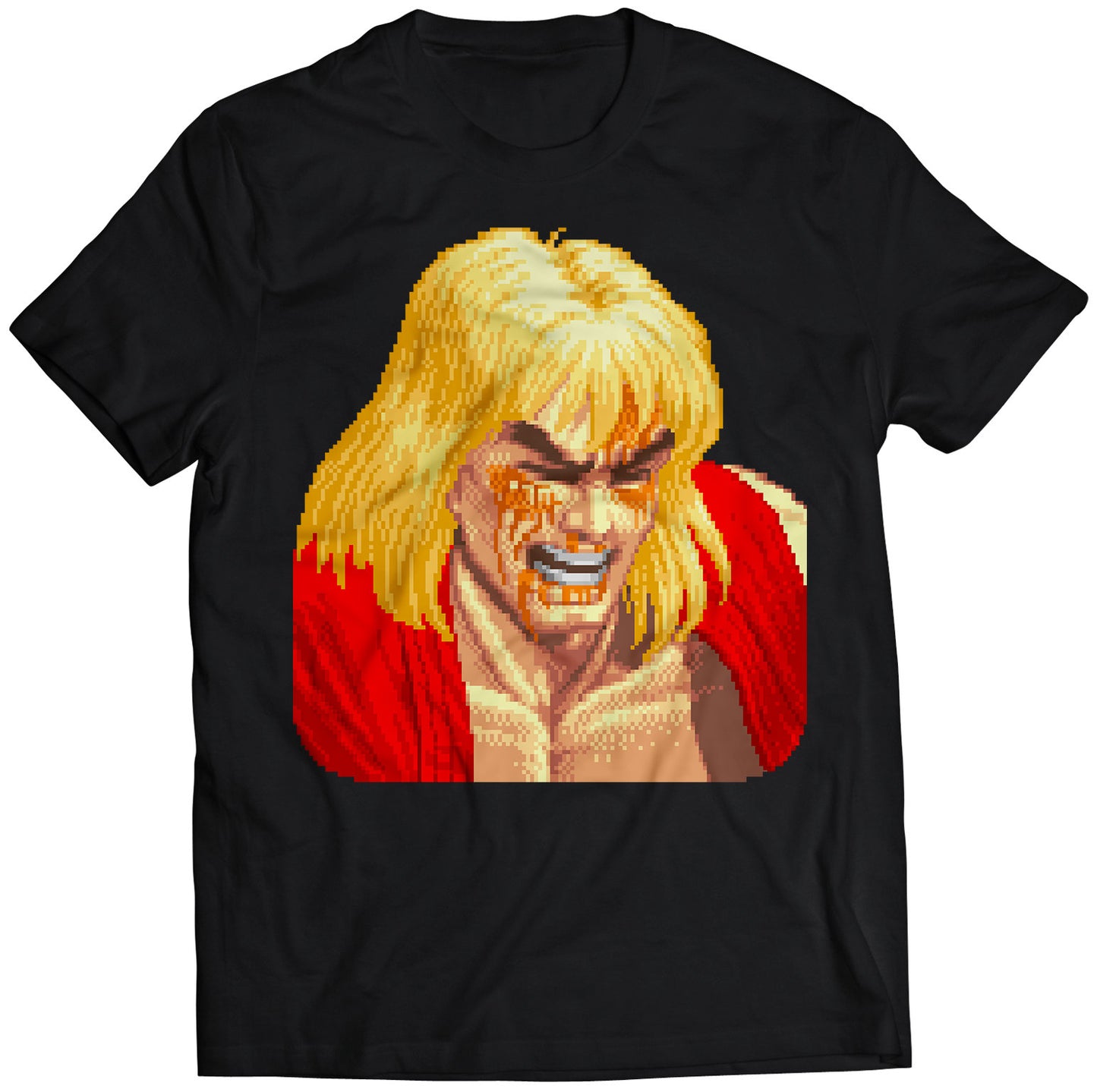 Ken Defeated Portrait Super Street Fighting 2 Turbo Premium Unisex T-shirt.