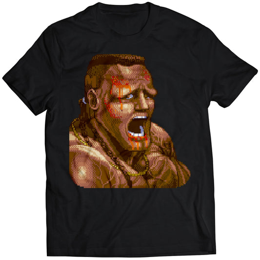 Dee Jay Defeated Portrait Super Street Fighting 2 Turbo Premium Unisex T-shirt.