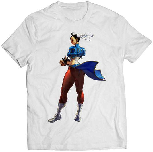 Chun Li SF3: Third Strike 3S Premium Unisex T-shirt (Vectorized Design)