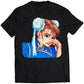 Chun Li Defeated Portrait SF2 Premium Unisex T-shirt.