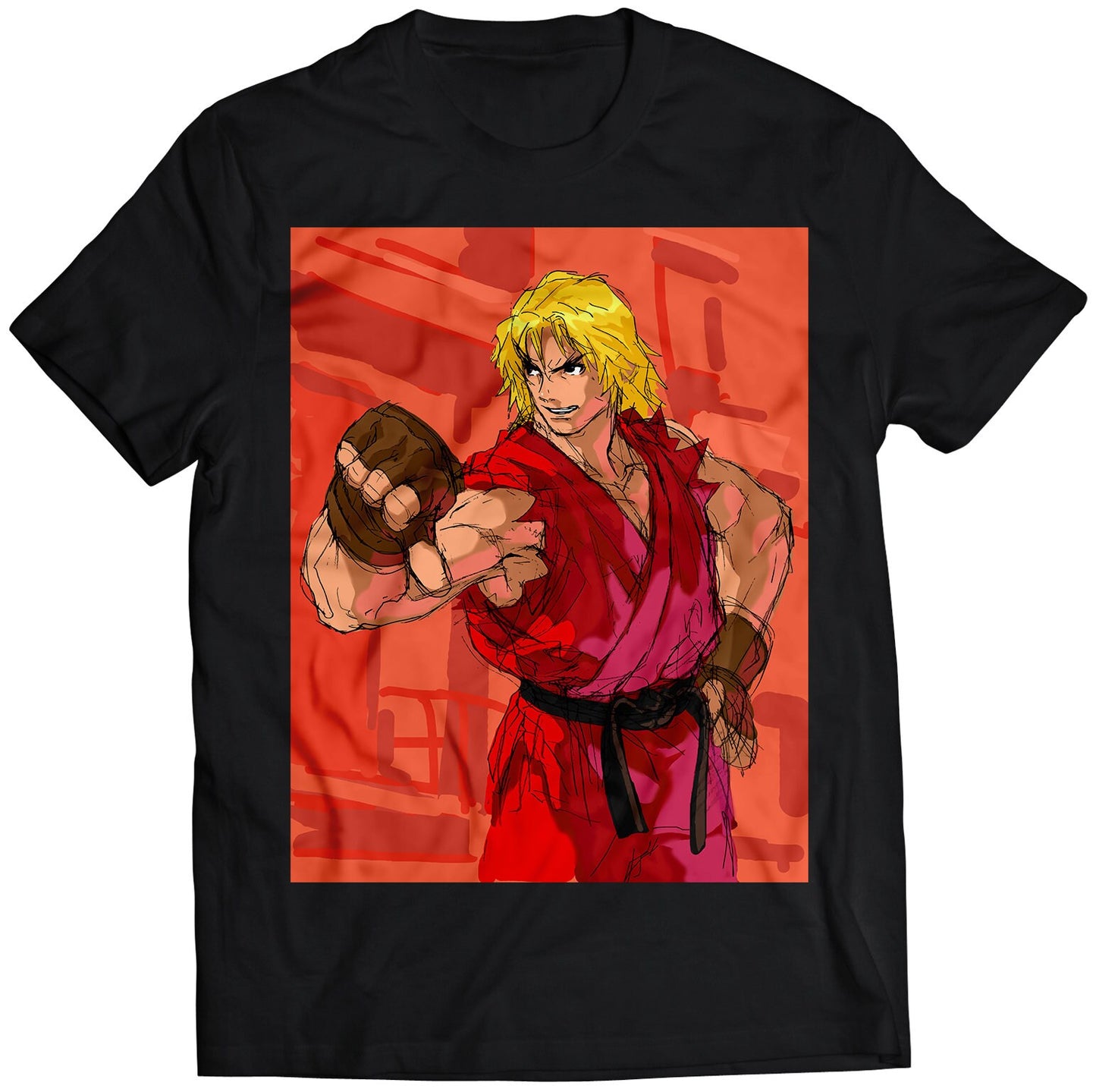 Ken Sketch SF III: New Generation Premium Unisex T-shirt (Vectorized Design)