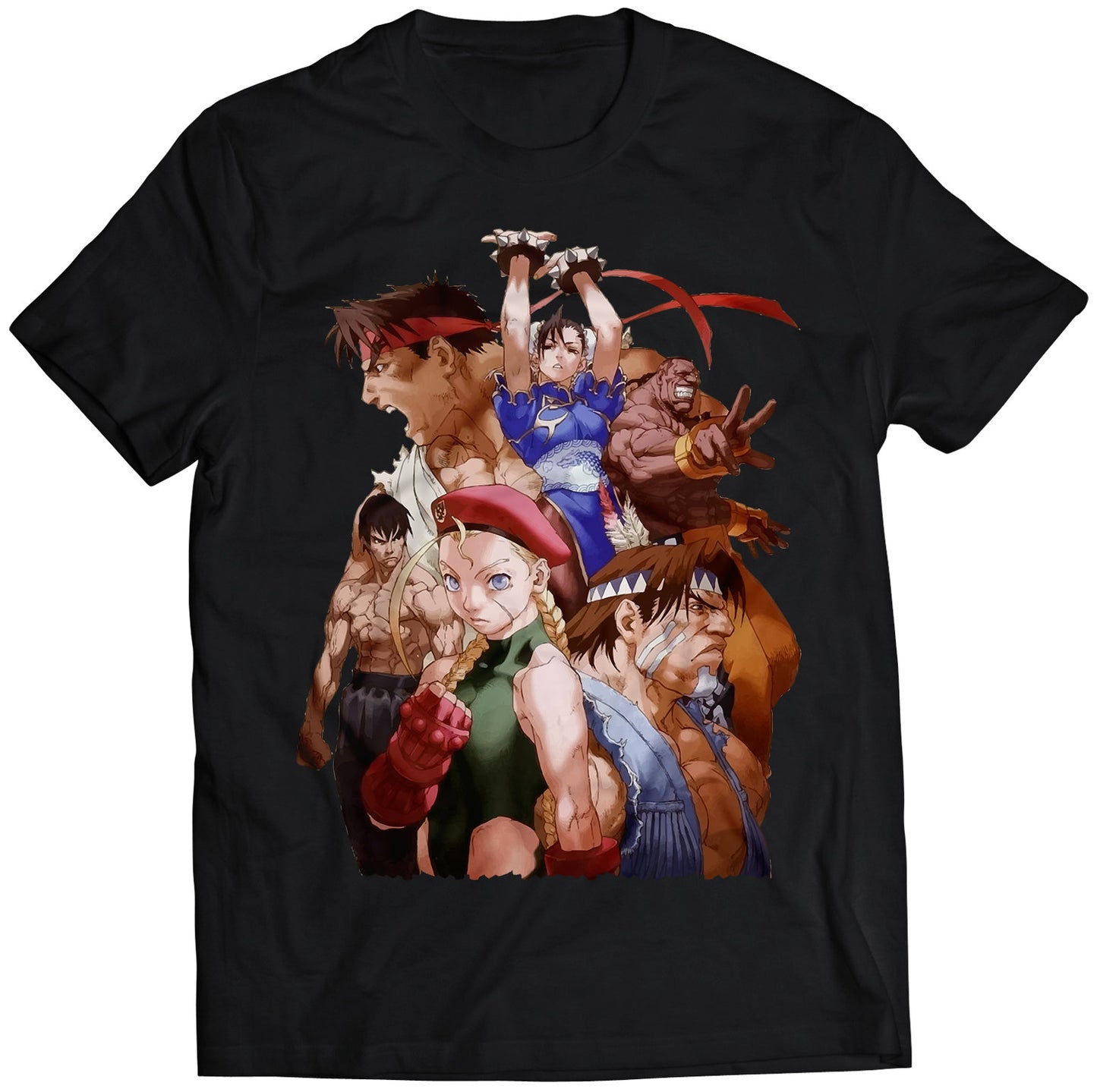 Street Fighting Collection PSX T-shirt (Vectorized Design)