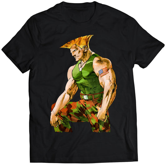 Guile MVC2 Premium T-shirt - 42 Tshirt Colors Available.