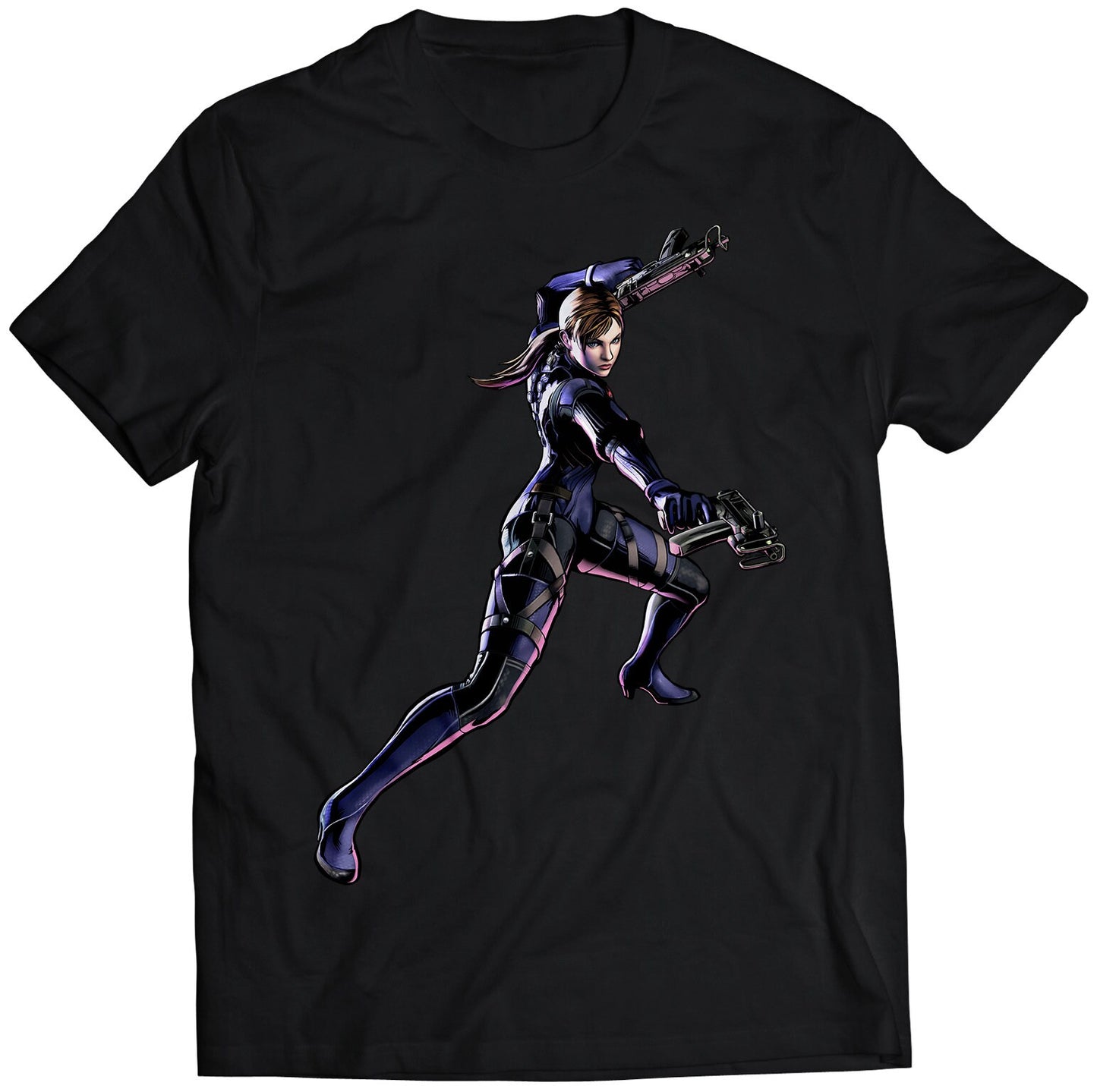 Jill Valentine MVC3 Premium Unisex T-shirt (Vectorized Design)