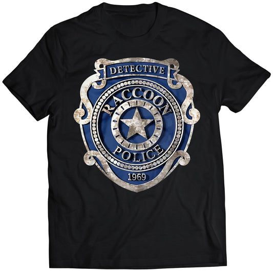 Raccoon City Badge Premium Unisex T-shirt (Vectorized Design)