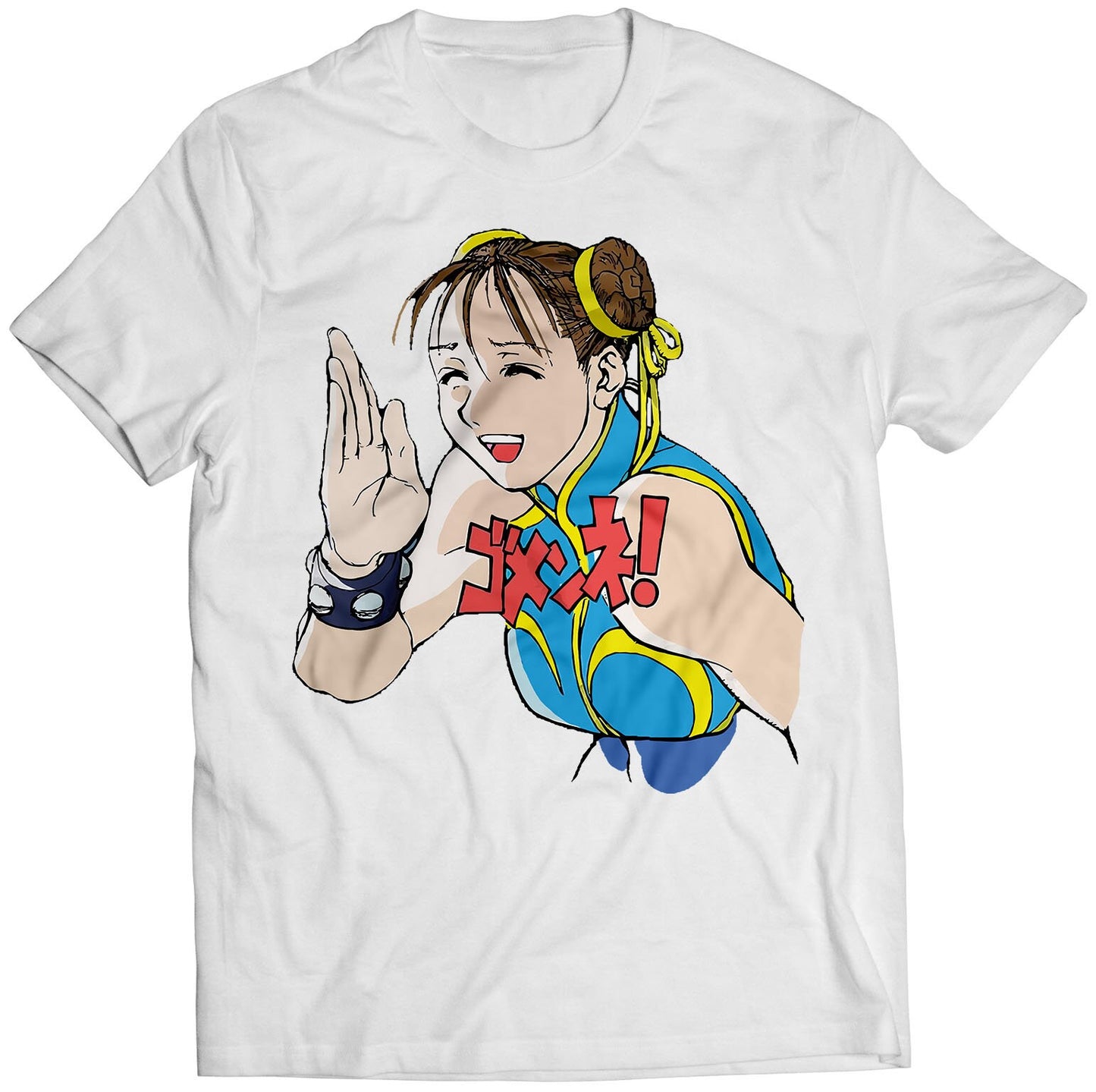 Gomen Ne! Chun Li Sorry Premium Unisex T-shirt (Vectorized Design)