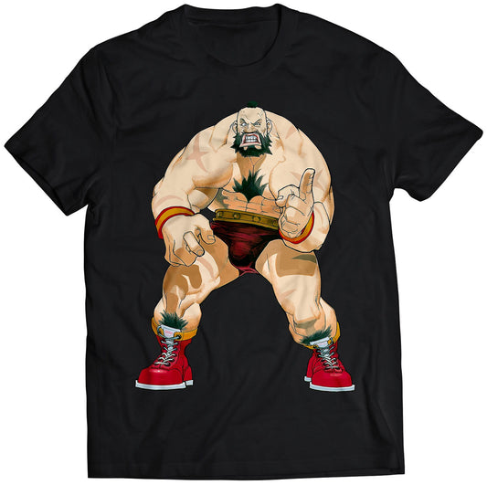 Zangief Alpha 2 Premium Unisex T-shirt (Vectorized Design)