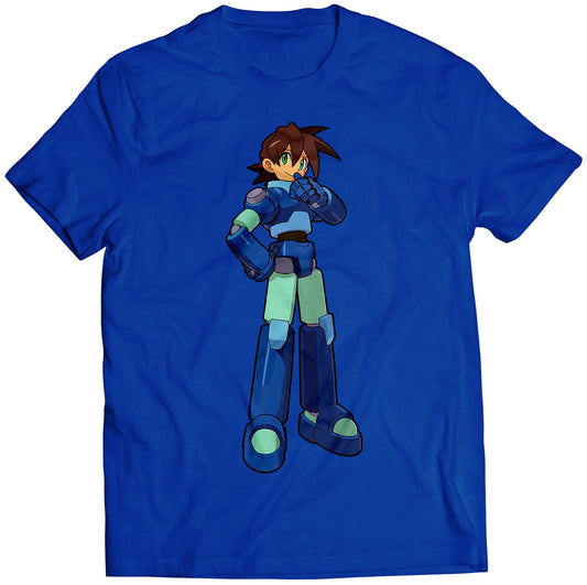 Mega Boy Rockman SVC Card Fighter Premium Unisex T-shirt (Vectorized Design)