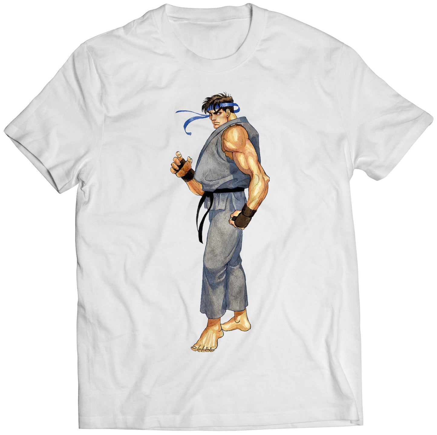 Ryu SF2 Champion Edition Premium Unisex T-shirt (Vectorized Design)