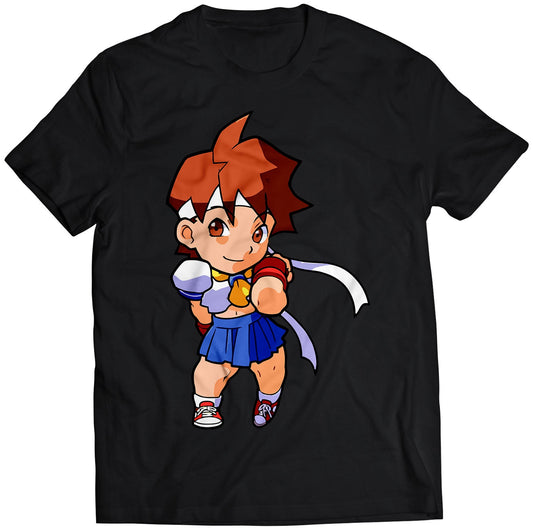 Cutie Sakura Premium Unisex T-shirt (Vectorized Design)