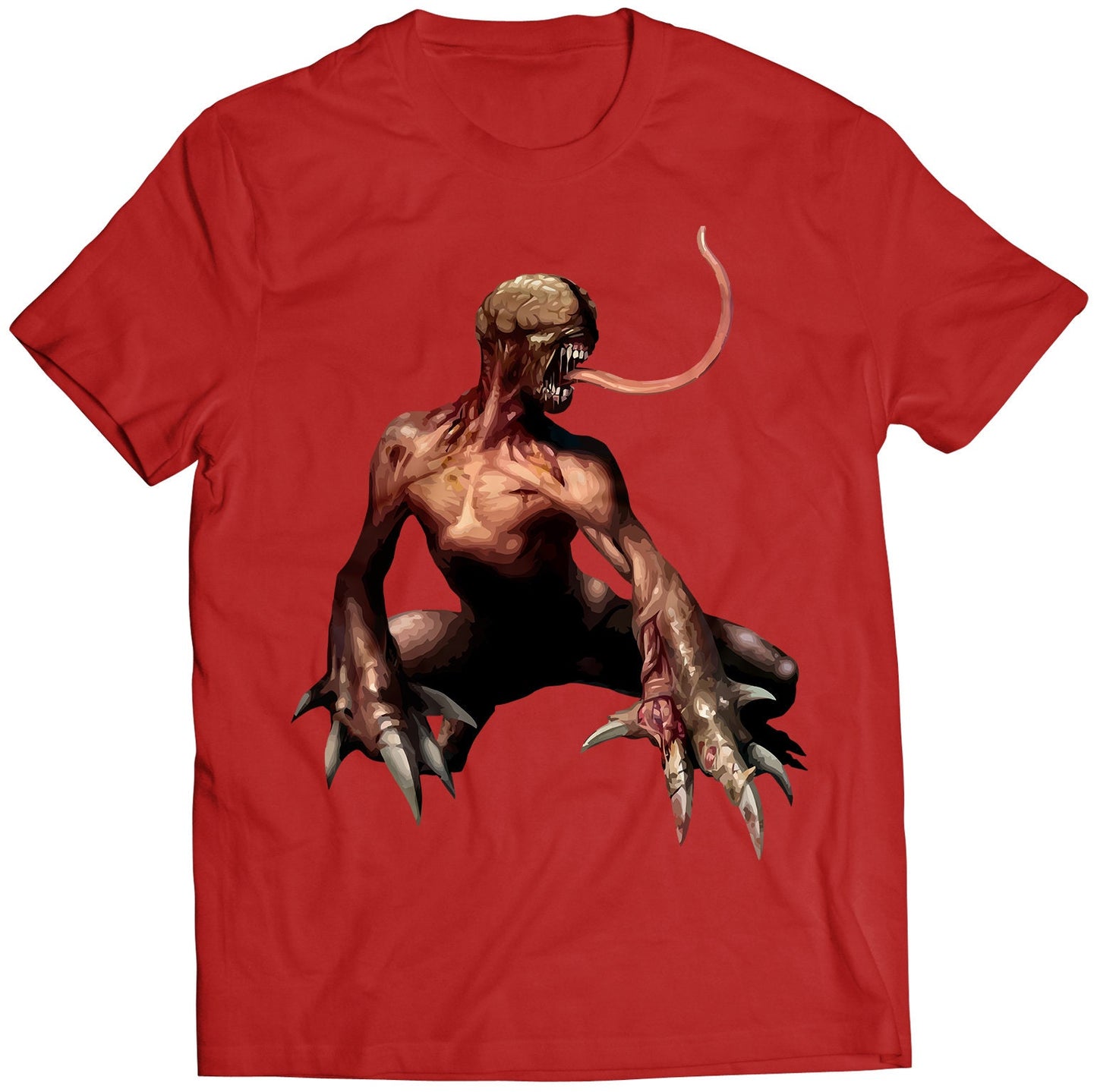 Licker Residence Evil Premium Unisex T-shirt (Vectorized Design)