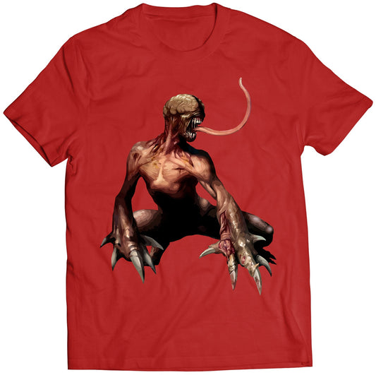 Licker Residence Evil Premium Unisex T-shirt (Vectorized Design)