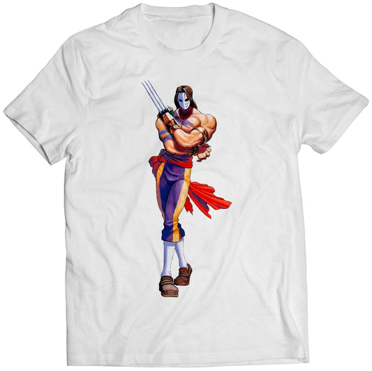 Vega Claw Super Street Fighter 2 Turbo Premium Unisex T-shirt (Vectorized Design)