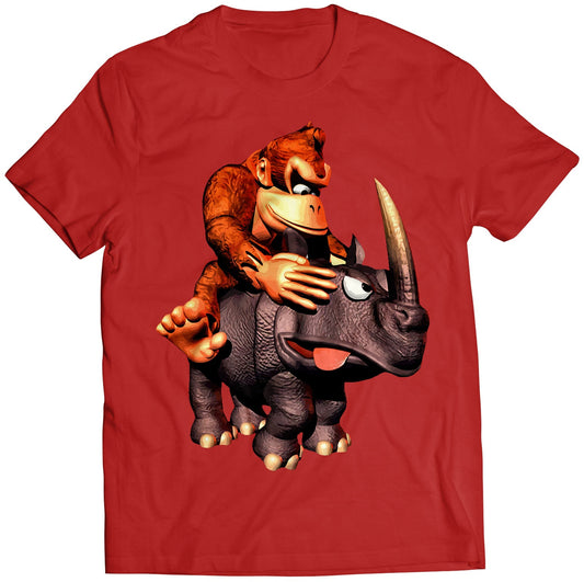 DK Riding Rambi Premium Unisex T-shirt (Vectorized Design)