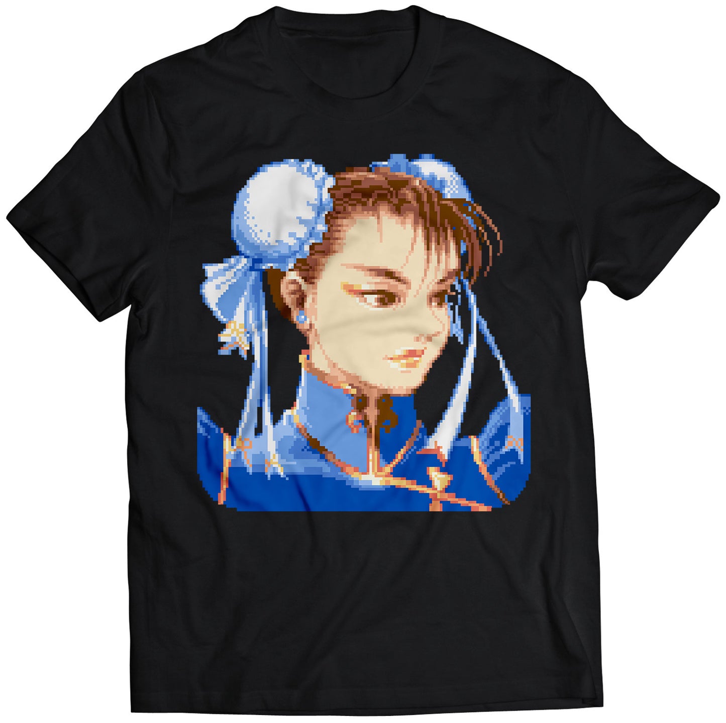 Chun Li Portrait Super Street Fighter 2 Turbo Premium Unisex T-shirt.