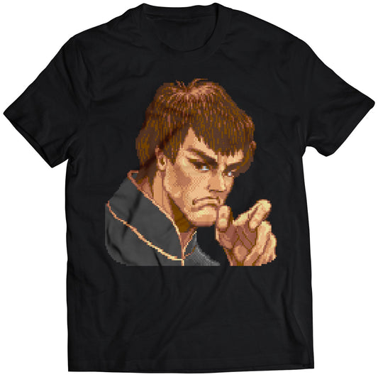 Fei Long Portrait Super Street Fighter 2 Turbo Premium Unisex T-shirt.