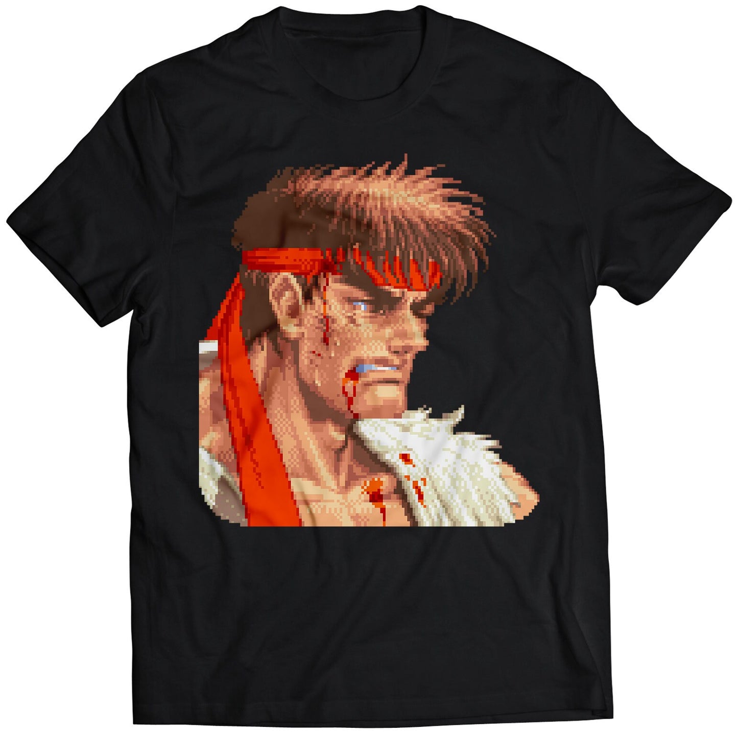 Ryu Defeated Portrait Super Street Fighting 2 Turbo Premium Unisex T-shirt.