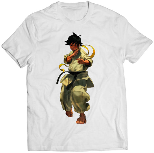 Makoto SF3: Third Strike 3S Premium Unisex T-shirt (Vectorized Design)