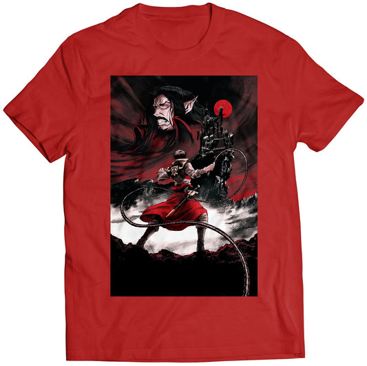 Castle Vania Dracula Premium Unisex T-shirt (Vectorized Design)