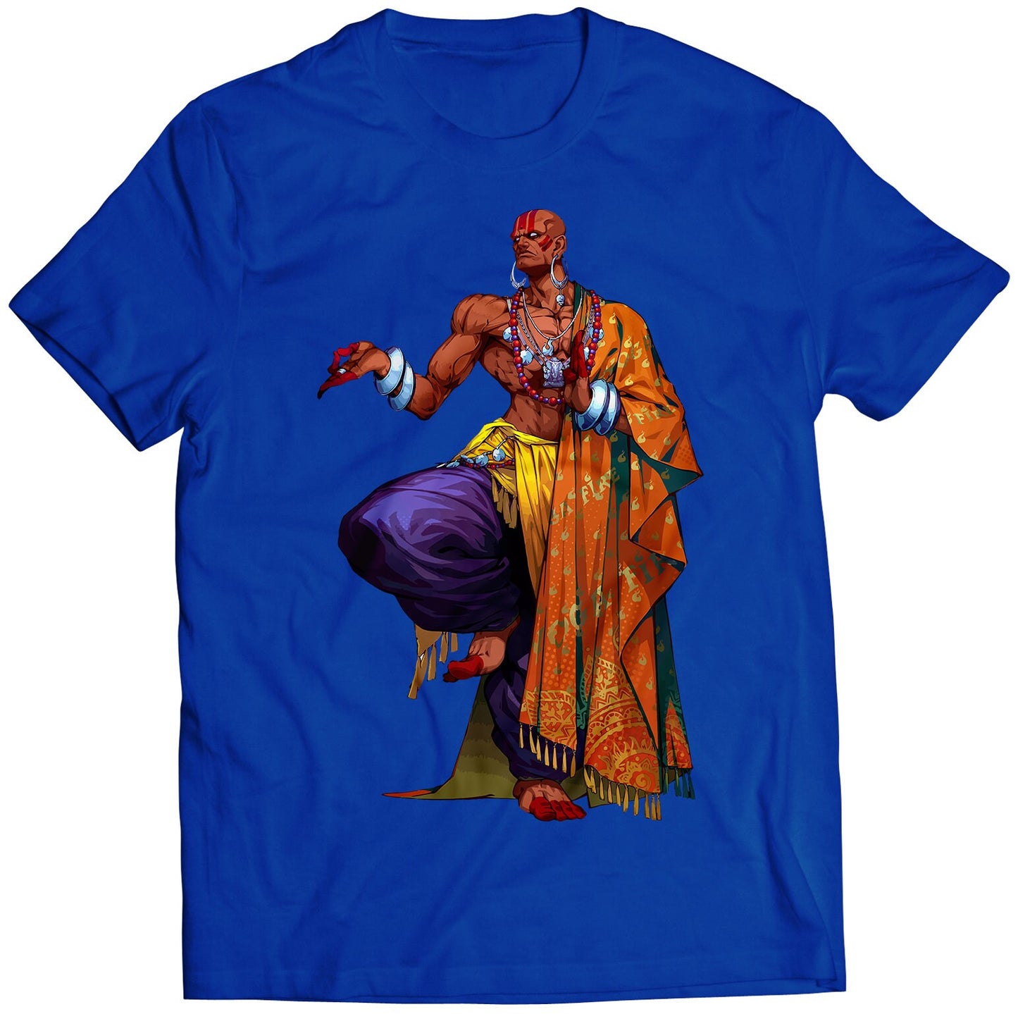 Dhalsim Musical Fighter Premium Unisex T-shirt (Vectorized Design)