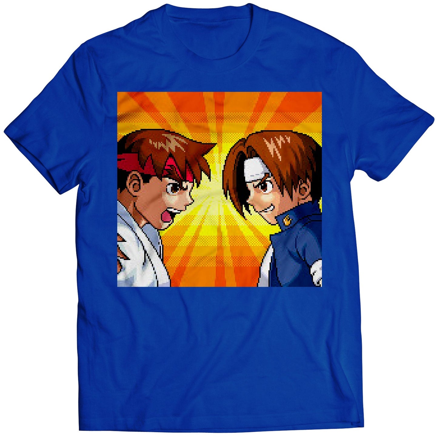 Ryu VS Kyo Snk VS Capcom Match Of the Millennium Premium Unisex T-shirt.