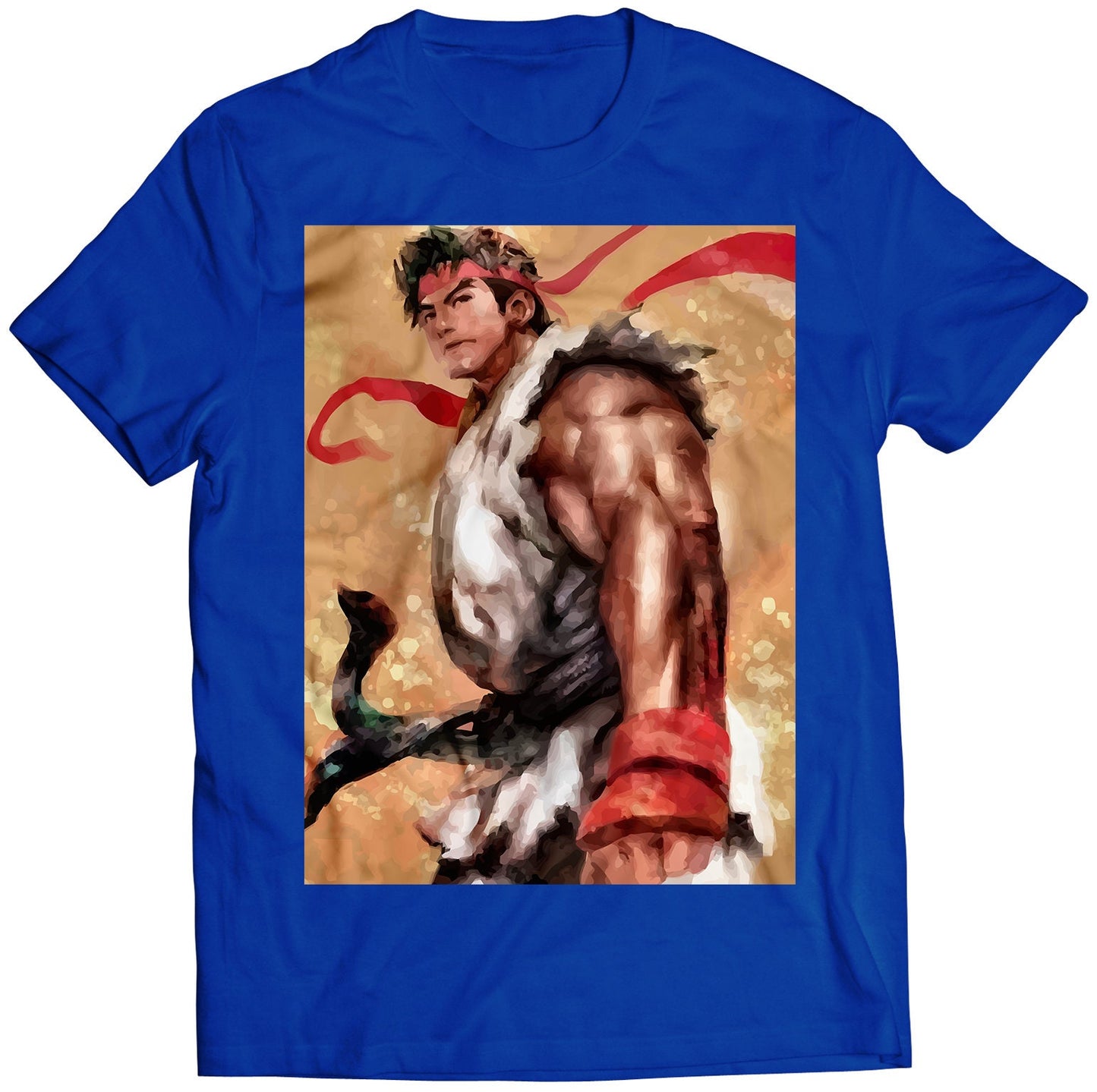 Ryu Oil Paint Premium Unisex T-shirt (Vectorized Design)