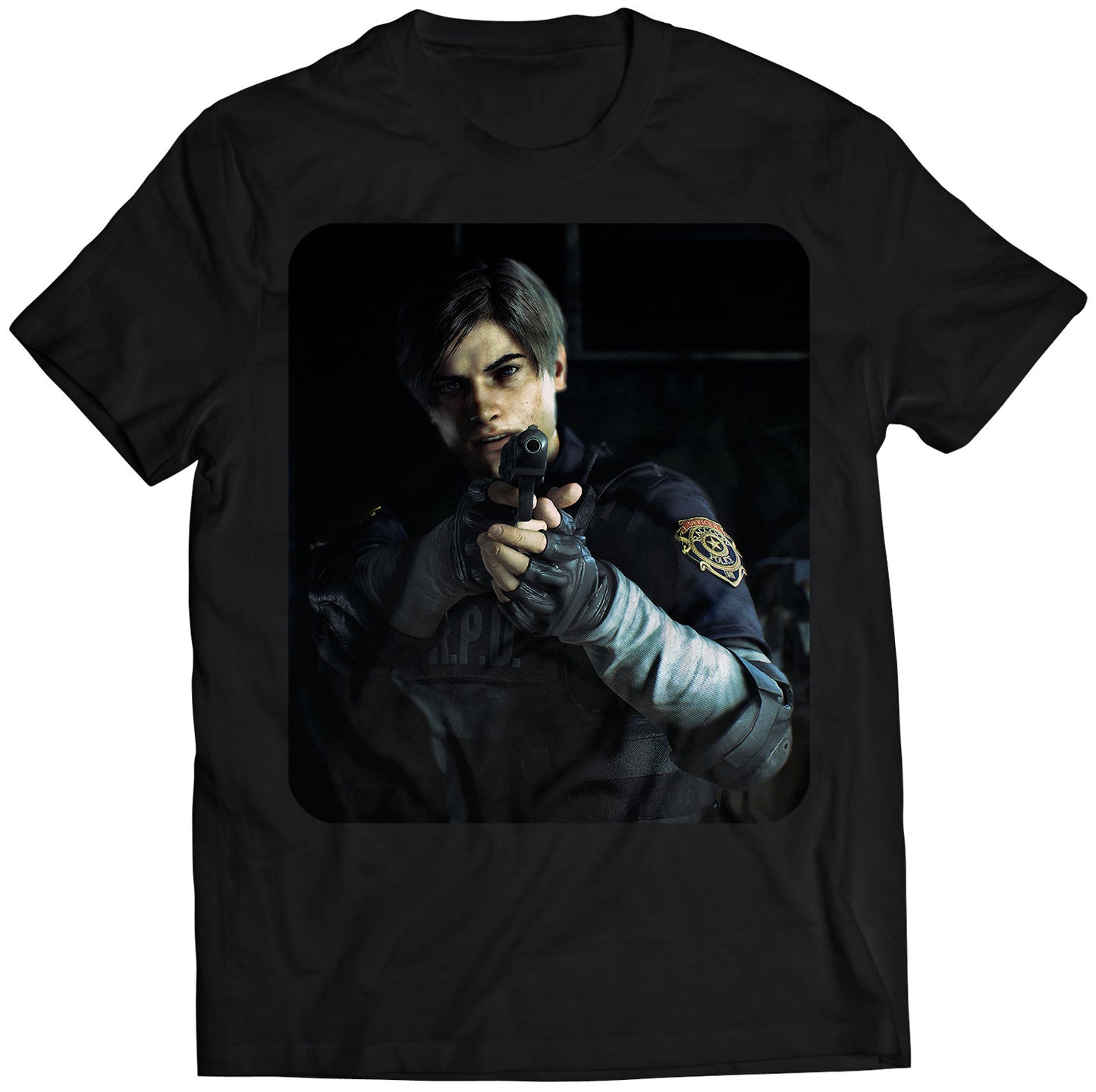 Leon Scott Kennedy Residence Evil 2 Remake Premium Unisex T-shirt.