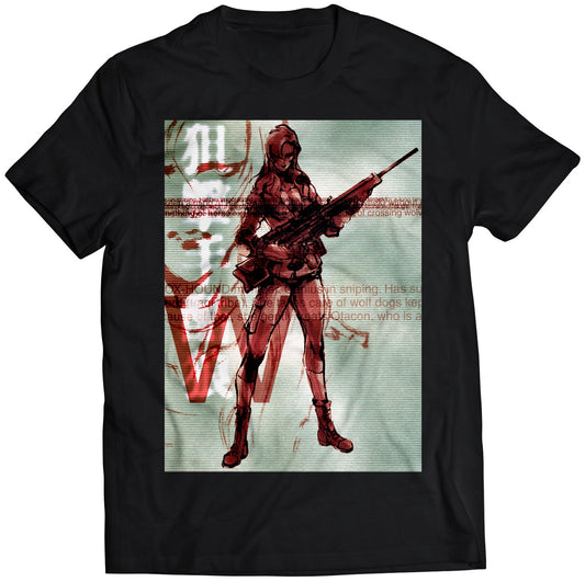 Sniper Wolf MGS1 MGS Premium Unisex T-shirt (Vectorized Design)