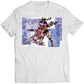 Solid Snake & Rookie Meryl Shootin MGS Premium Unisex T-shirt (Vectorized Design)