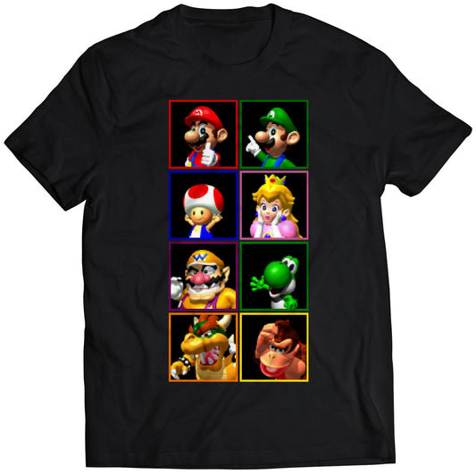 MK64 Character Picked Premium Unisex T-shirt.