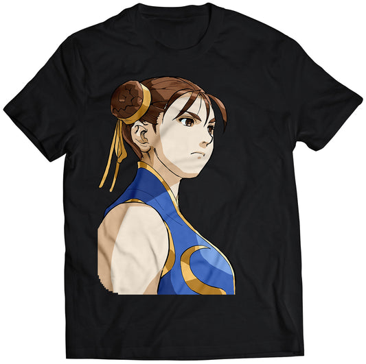 Chun Li Alpha 3 Portrait Premium Unisex T-shirt (Vectorized Design)